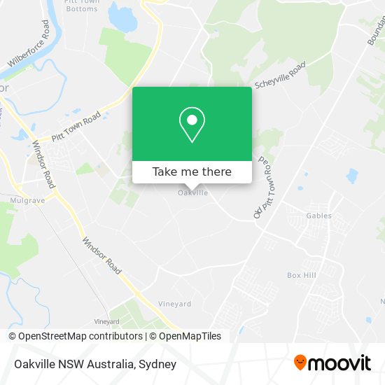 Oakville NSW Australia map