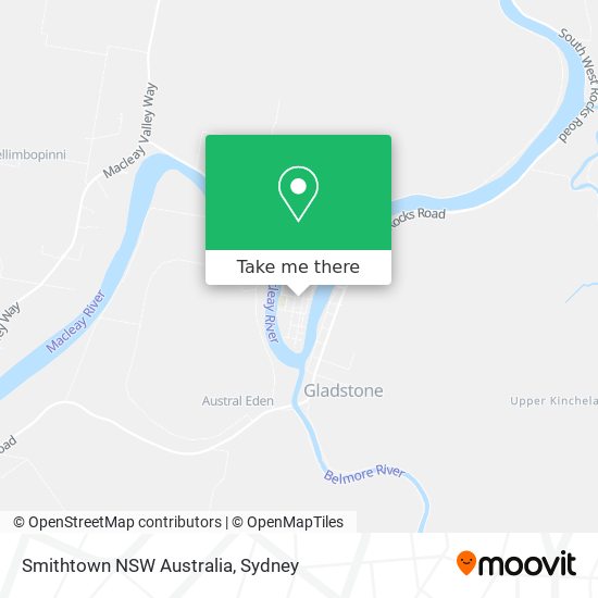 Smithtown NSW Australia map
