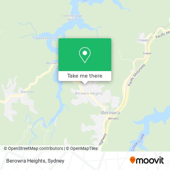 Mapa Berowra Heights