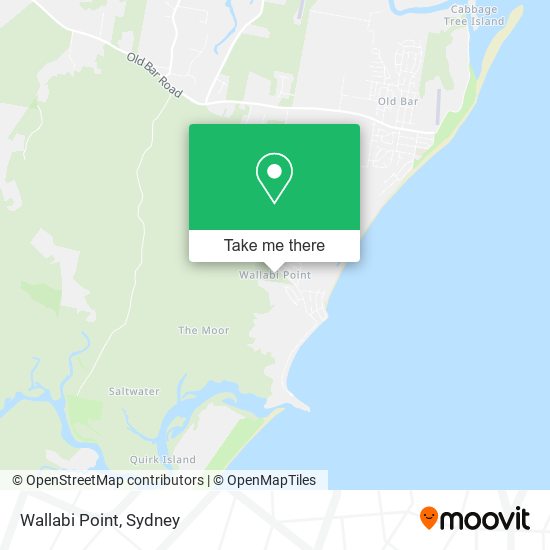 Wallabi Point map