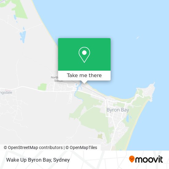 Wake Up Byron Bay map