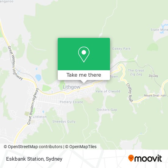 Eskbank Station map