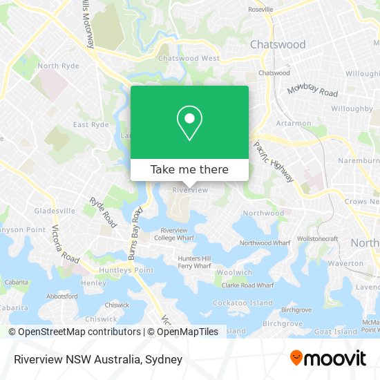 Mapa Riverview NSW Australia