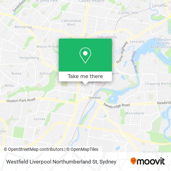 Westfield Liverpool Northumberland St map