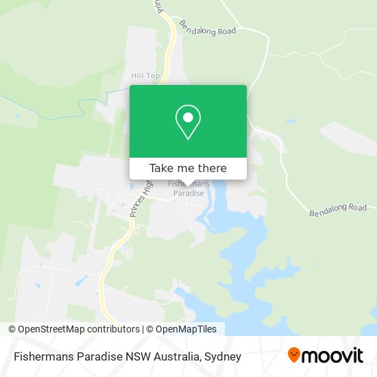 Fishermans Paradise NSW Australia map