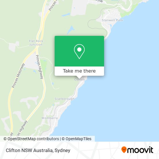 Clifton NSW Australia map