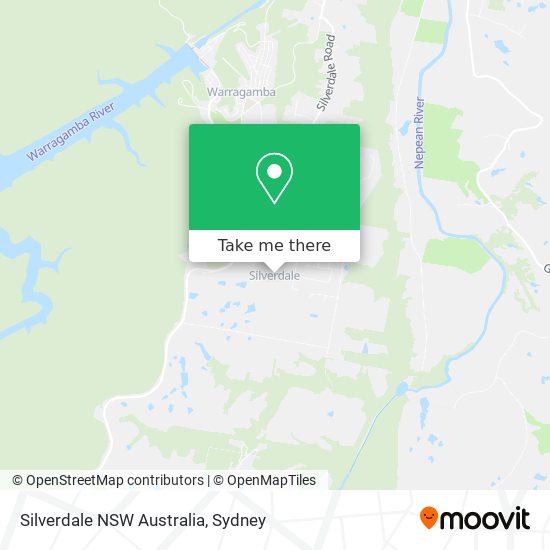 Silverdale NSW Australia map