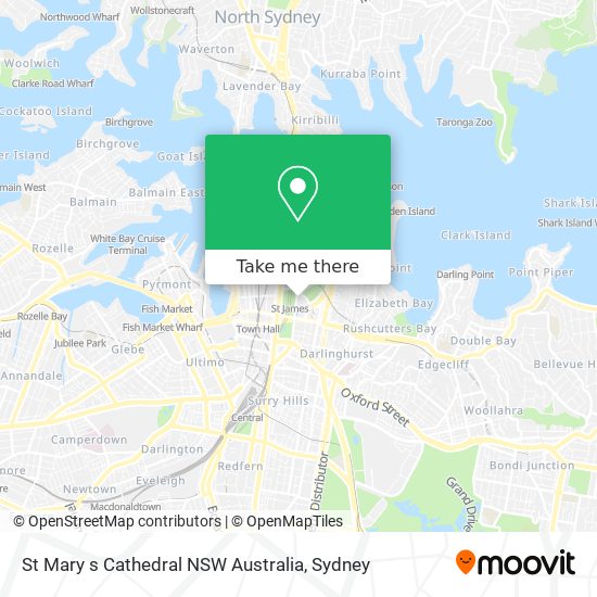 St Mary s Cathedral NSW Australia map