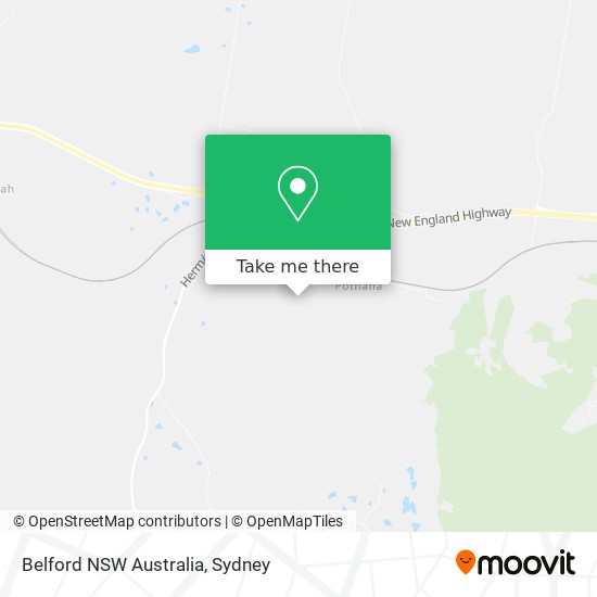 Belford NSW Australia map