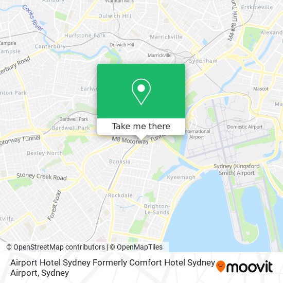 Airport Hotel Sydney Formerly Comfort Hotel Sydney Airport map