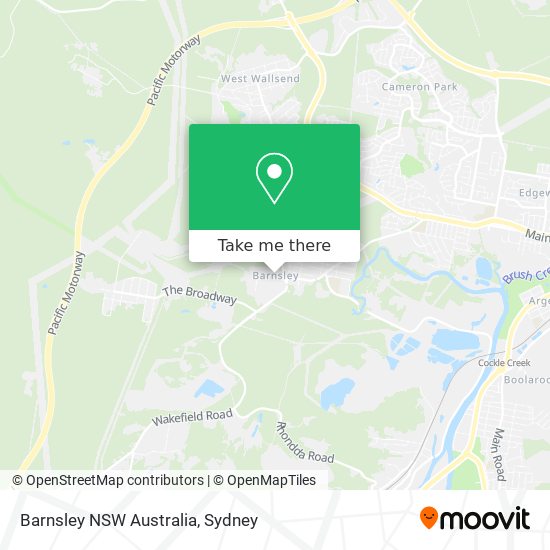 Barnsley NSW Australia map