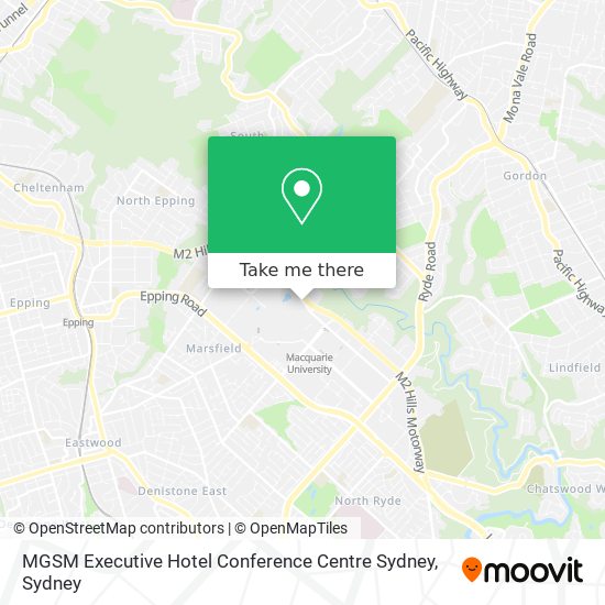 Mapa MGSM Executive Hotel Conference Centre Sydney