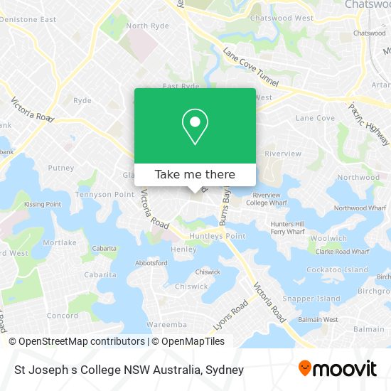 St Joseph s College NSW Australia map