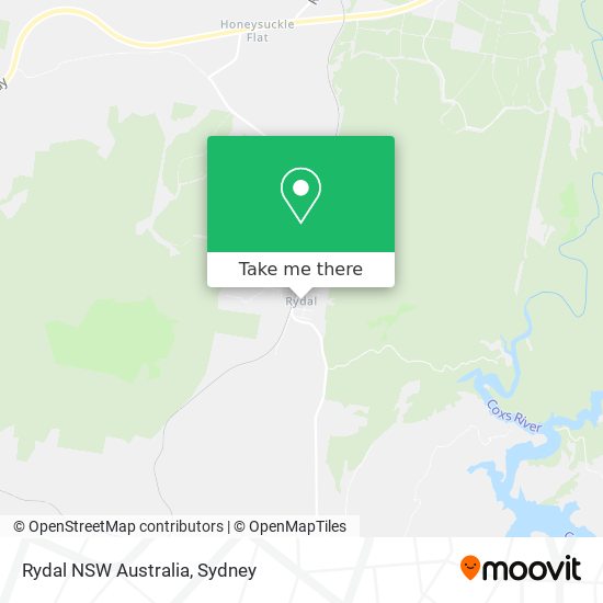 Mapa Rydal NSW Australia