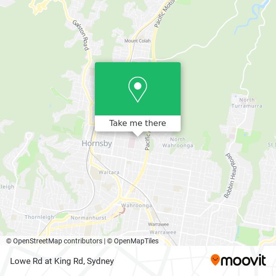 Lowe Rd at King Rd map