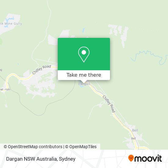 Dargan NSW Australia map