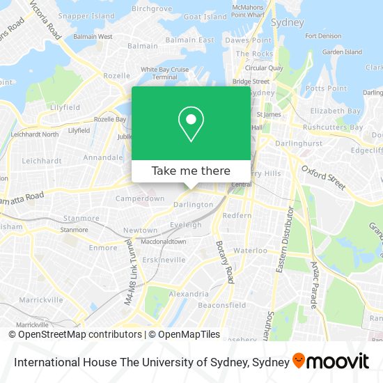 International House The University of Sydney map