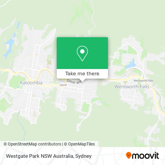 Westgate Park NSW Australia map