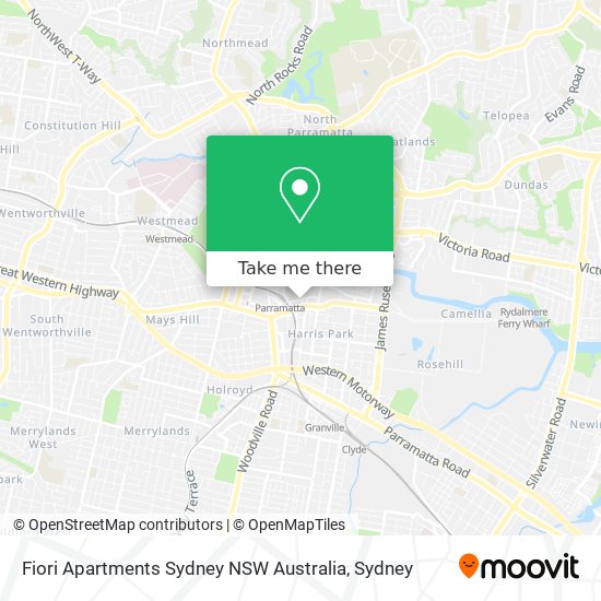 Fiori Apartments Sydney NSW Australia map