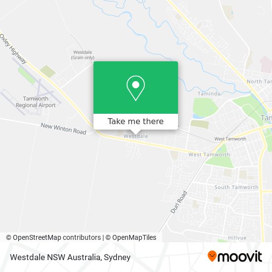 Westdale NSW Australia map