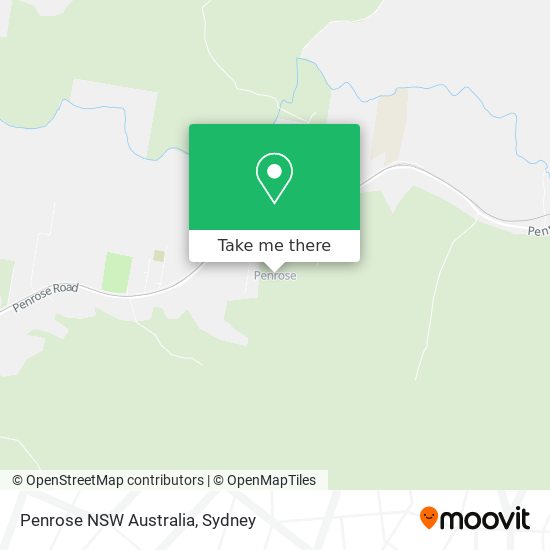 Penrose NSW Australia map