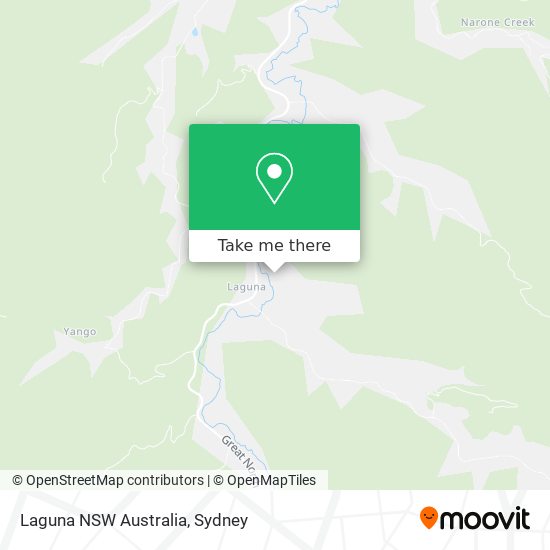 Laguna NSW Australia map