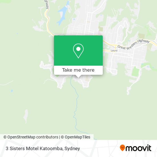 3 Sisters Motel Katoomba map