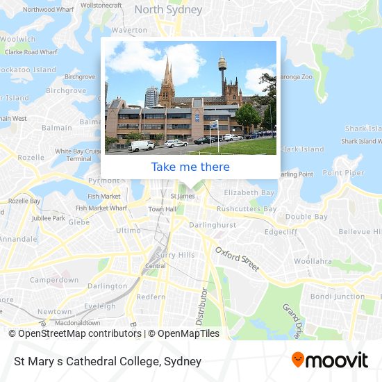 St Mary s Cathedral College map
