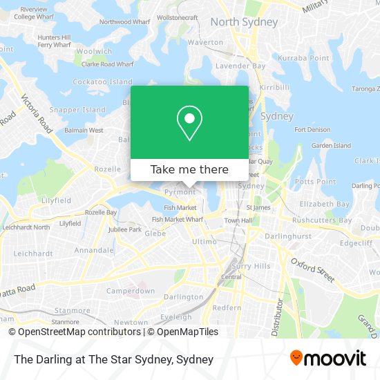 The Darling at The Star Sydney map