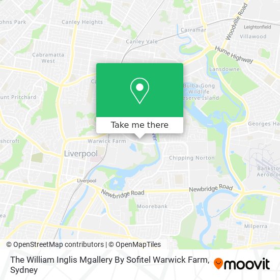 Mapa The William Inglis Mgallery By Sofitel Warwick Farm