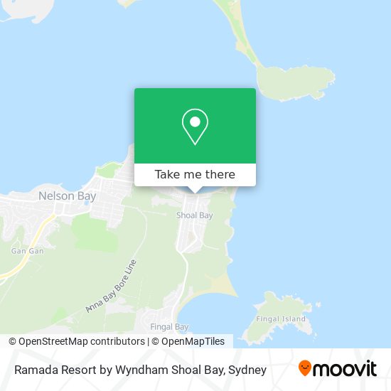 Ramada Resort by Wyndham Shoal Bay map