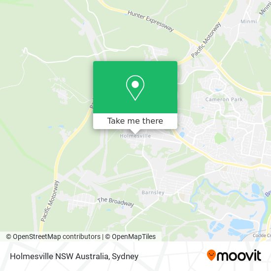 Holmesville NSW Australia map
