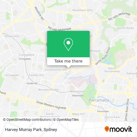 Mapa Harvey Murray Park