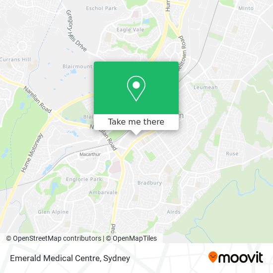 Emerald Medical Centre map