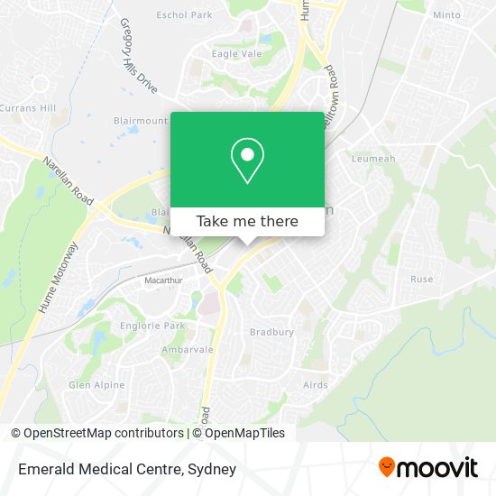 Mapa Emerald Medical Centre