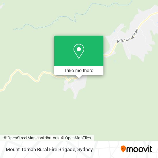 Mount Tomah Rural Fire Brigade map