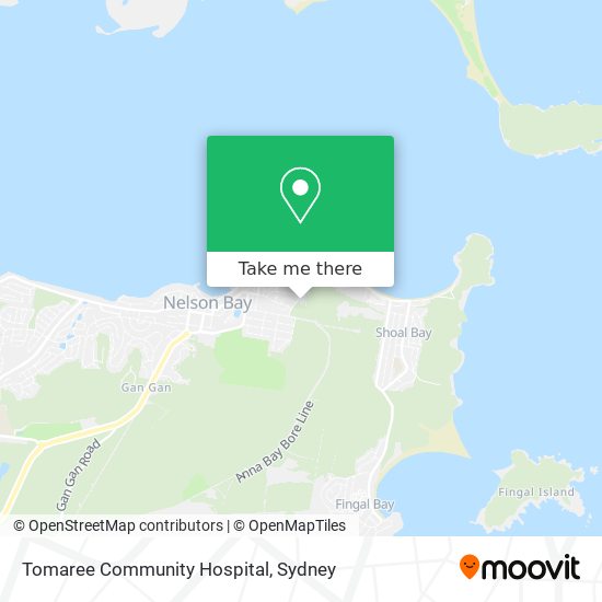 Tomaree Community Hospital map