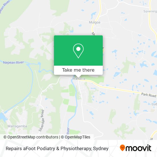 Repairs aFoot Podiatry & Physiotherapy map