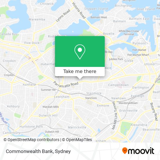 Commonwealth Bank map