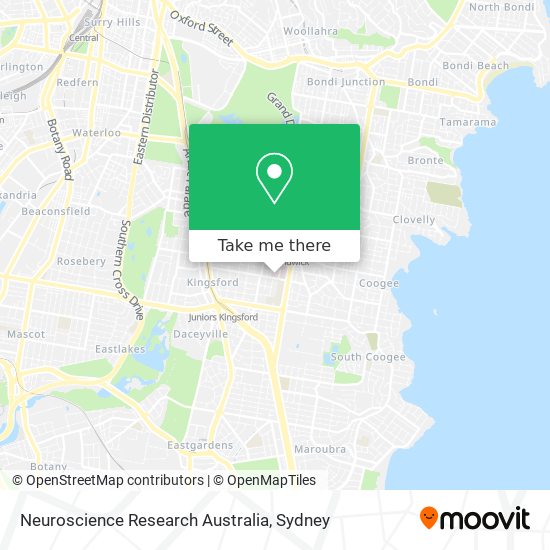 Neuroscience Research Australia map