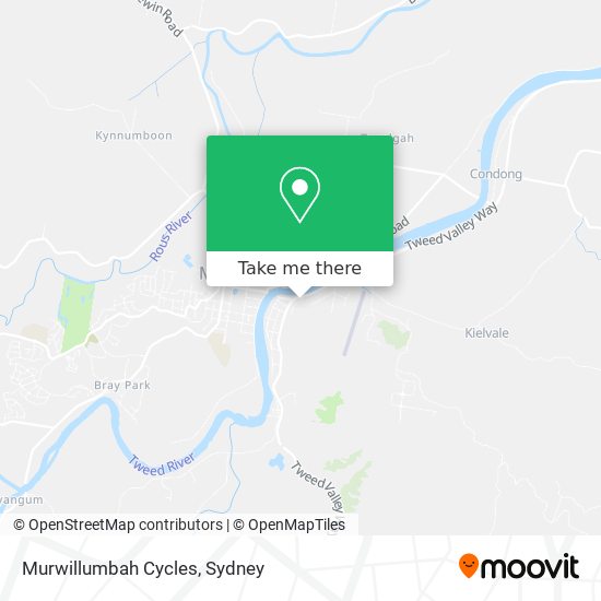 Murwillumbah Cycles map