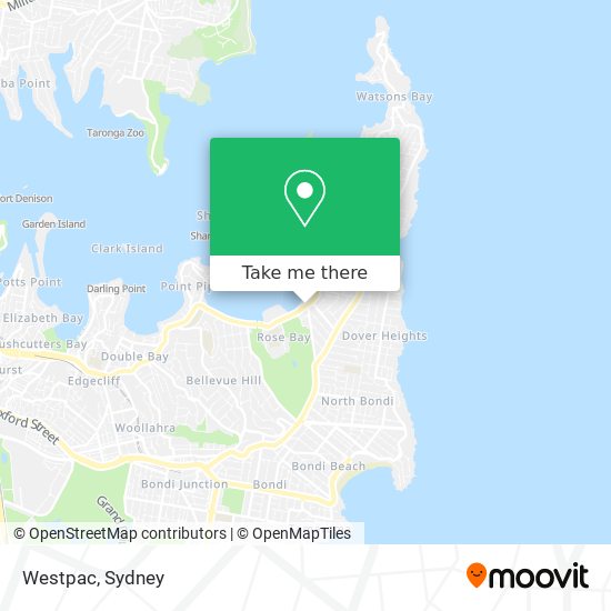 Westpac map