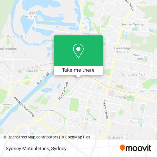 Sydney Mutual Bank map