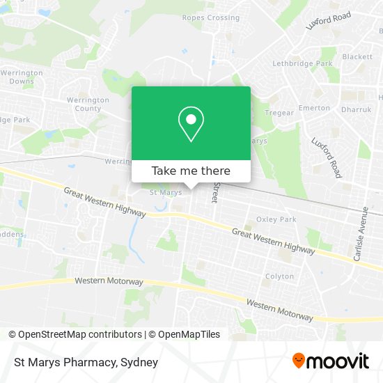 St Marys Pharmacy map