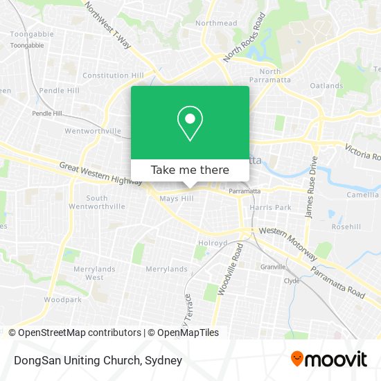 DongSan Uniting Church map
