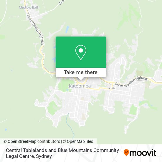 Central Tablelands and Blue Mountains Community Legal Centre map