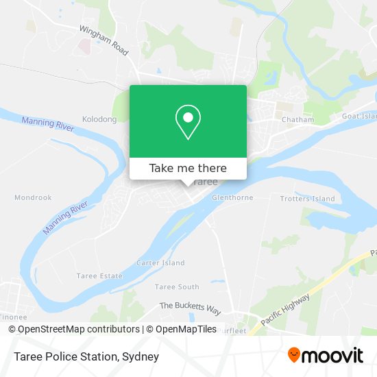 Taree Police Station map