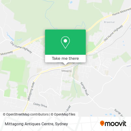 Mapa Mittagong Antiques Centre