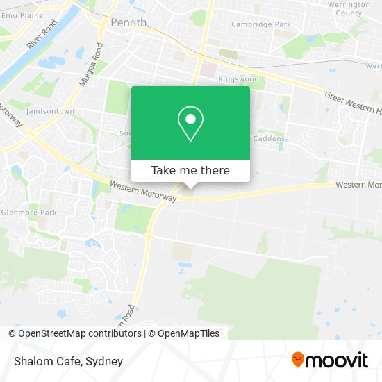 Shalom Cafe map