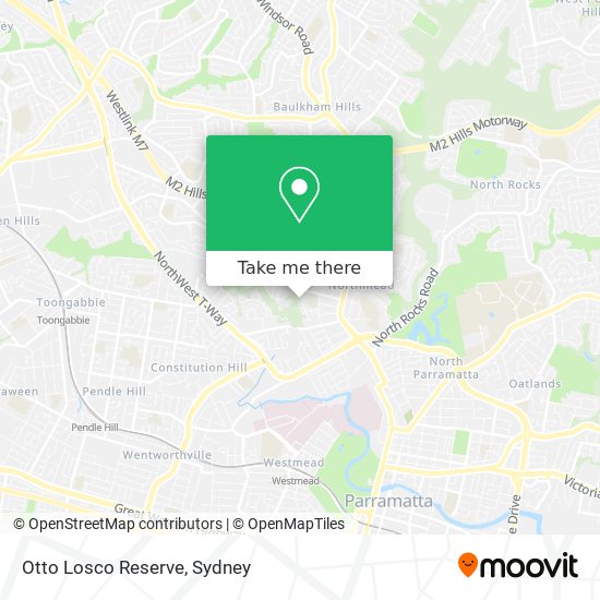 Otto Losco Reserve map